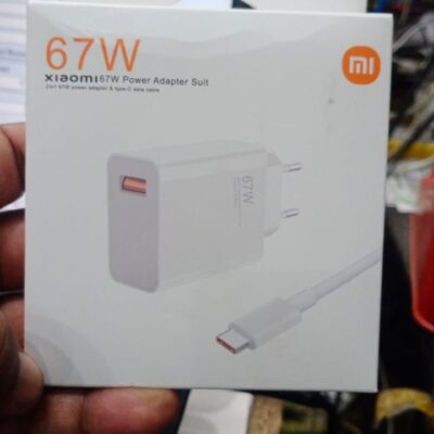 Xiaomi 67W Fast Charger – Type A to Type C, Turbo Charging, Original Quality